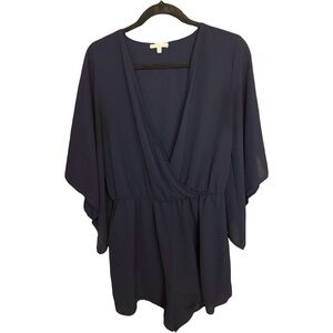 Charlotte Russe Navy Blue Romper
